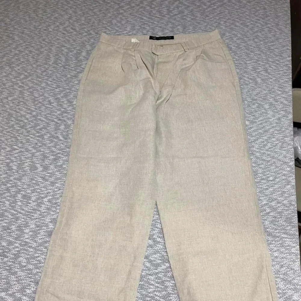 Dockers beige linen blend pants Men W36 L30. SKU-A269#linenpants #summer